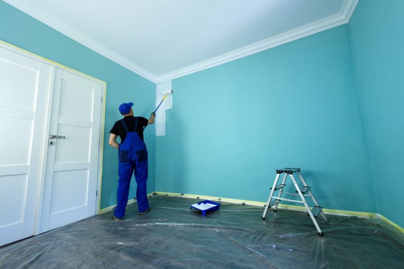 Basement Wall Painting in Kansas City, KS